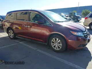 2016 Honda Odyssey EX-L z VIN 5FNRL5H67GB159033, wystawiony jako IAAI lot #41500555 z przebiegiem 79 798 mil mil oraz . Historia ofert i sprzedaży dostępna na DreamBid. Obrazek 1.