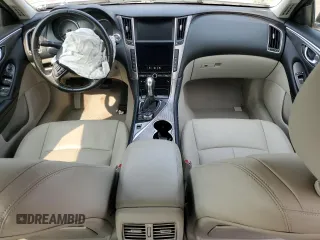 2015 Infiniti Q50 Premium with VIN JN1BV7AR3FM400123, listed as a Copart auction lot 58778025 with 59,606 mi miles and Salvage title. Bid and sale history available at DreamBid. Image 8.