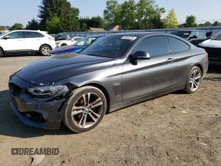 2016 BMW 4 Series 428i xDrive z VIN WBA3N9C53GK251004, wystawiony jako Copart lot #58945725 z przebiegiem 111 619 mil mil oraz Szkoda całkowita • Salvage title. Historia ofert i sprzedaży dostępna na DreamBid. Obrazek 1.
