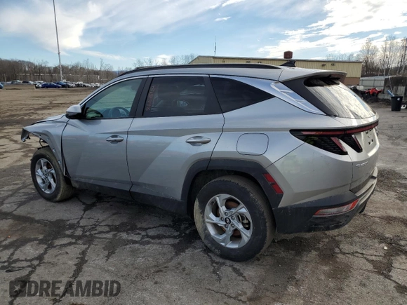 2022 Hyundai Tucson SEL with VIN 5NMJBCAEXNH144057, listed as a Copart auction lot 86635124 with 18,133 mi miles and Salvage Title. Bid and sale history available at carsss.com. Image 2.