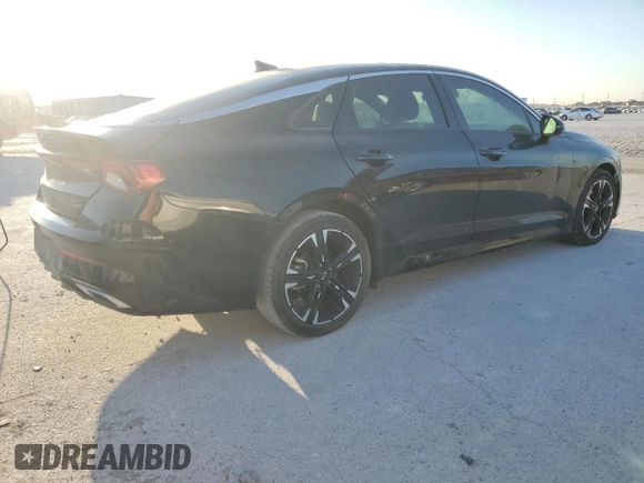 2021 Kia K5 GT-Line with VIN 5XXG64J29MG046046, listed as a Copart auction lot 49780785 with 87,217 mi miles and Salvage Title. Bid and sale history available at carsss.com. Image 3.