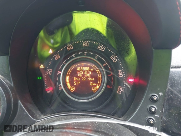 2012 FIAT 500 Abarth with VIN 3C3CFFFH9CT360049, listed as a IAAI auction lot 42319565 with 163,888 mi miles and . Bid and sale history available at DreamBid. Image 7.