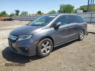 2019 Honda Odyssey EX z VIN 5FNRL6H50KB040732, wystawiony jako Copart lot #57309715 z przebiegiem 109 399 mil mil oraz Szkoda całkowita • Salvage title. Historia ofert i sprzedaży dostępna na DreamBid. Obrazek 1.