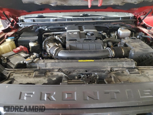 2022 Nissan Frontier SV with VIN 1N6ED1EK3NN606300, listed as a Copart auction lot 55422635 with 63,036 mi miles and Salvage title. Bid and sale history available at DreamBid. Image 11.