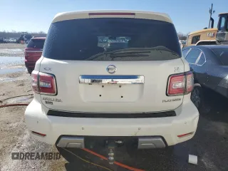 2018 Nissan Armada Platinum with VIN JN8AY2NE1J9731535, listed as a Copart auction lot 88420735 with 116,693 mi miles and Salvage Title. Bid and sale history available at carsss.com. Image 6.