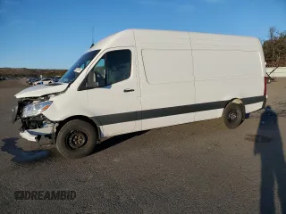 2025 Mercedes-Benz Sprinter Cargo with VIN W1Y4NCHY6SP753794, listed as a Copart auction lot 87057804 with 610 mi miles and Salvage Title. Bid and sale history available at carsss.com. Image 1.