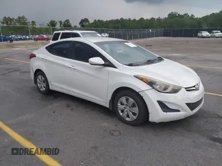 2016 Hyundai Elantra SE z VIN 5NPDH4AE0GH688736, wystawiony jako IAAI lot #42390551 z przebiegiem 225 366 mil mil oraz . Historia ofert i sprzedaży dostępna na DreamBid. Obrazek 1.