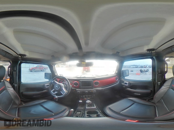 2020 Jeep Gladiator Rubicon with VIN 1C6JJTBG1LL147385, listed as a Copart auction lot 46136215 with 33,814 mi miles and Clean Title. Bid and sale history available at DreamBid. Image 12.