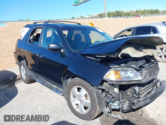 2004 Acura MDX with VIN 2HNYD18204H533089, listed as a IAAI auction lot 41818687 with 1 mi miles. Bid and sale history available at carsss.com. Image 1.