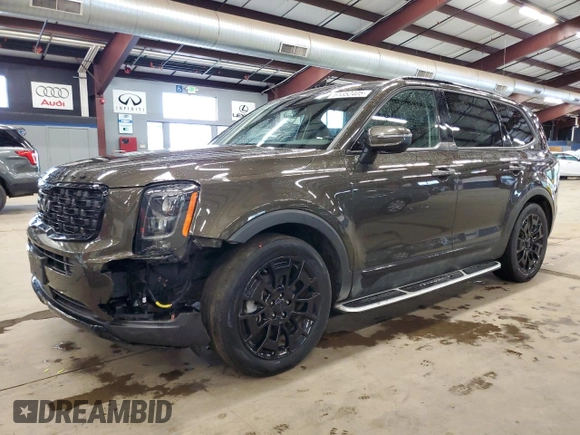 2022 Kia Telluride EX with VIN 5XYP3DHCXNG260175, listed as a Copart auction lot 61352405 with 63,025 mi miles and Clean title. Bid and sale history available at DreamBid. Image 1.