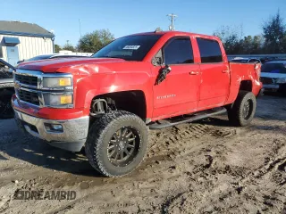 2015 Chevrolet Silverado 1500 LT with VIN 3GCUKREC9FG115929, listed as a Copart auction lot 46084825 with 126,478 mi miles and Salvage Title. Bid and sale history available at DreamBid. Image 1.
