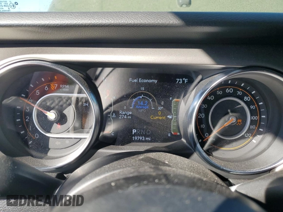 2021 Jeep Wrangler Unlimited Freedom z VIN 1C4HJXDG7MW576977, wystawiony jako Copart lot #80878384 z przebiegiem 19 793 mil mil oraz Szkoda całkowita • Salvage title. Historia ofert i sprzedaży dostępna na DreamBid. Obrazek 9.