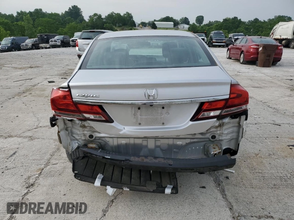 2015 Honda Civic LX z VIN 19XFB2F59FE060541, wystawiony jako Copart lot #58024495 z przebiegiem 76 472 mil mil oraz Szkoda całkowita • Salvage title. Historia ofert i sprzedaży dostępna na DreamBid. Obrazek 6.