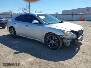 2014 Nissan Maxima 3.5 SV w/Sport Pkg with VIN 1N4AA5AP9EC474275, listed as a IAAI auction lot 41741681 with 128,480 mi miles. Bid and sale history available at carsss.com. Image 1.
