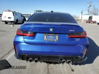 2021 BMW M3 with VIN WBS53AY07MFL43939, listed as a Copart auction lot 42085465 with 55,003 mi miles and Salvage title. Bid and sale history available at DreamBid. Image 6.