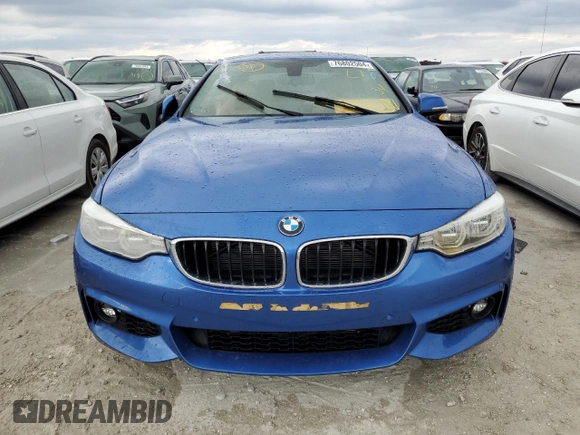 2016 BMW 4 Series 435i z VIN WBA3T3C53G5A42317, wystawiony jako Copart lot #76802504 z przebiegiem Nie podano mil oraz Nie do naprawy • Non repairable. Historia ofert i sprzedaży dostępna na DreamBid. Obrazek 5.