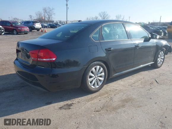 2012 Volkswagen Passat S with VIN 1VWAP7A39CC023813, listed as a IAAI auction lot 42007470 with 165,737 mi miles and . Bid and sale history available at DreamBid. Image 4.