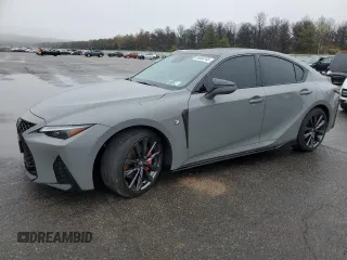 2024 Lexus IS 350 F Sport z VIN JTHGZ1E27R5033175, wystawiony jako Copart lot #54888745 z przebiegiem 18 125 mil mil oraz Szkody całkowita. Historia ofert i sprzedaży dostępna na DreamBid. Obrazek 1.