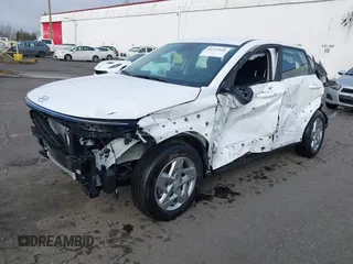 2025 Hyundai Kona SE with VIN KM8HACAB8SU216185, listed as a IAAI auction lot 41331541 with 4,930 mi miles. Bid and sale history available at carsss.com. Image 17.