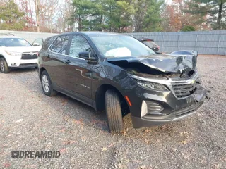 2023 Chevrolet Equinox LT with VIN 3GNAXUEG3PL241259, listed as a IAAI auction lot 40833921 with 34,057 mi miles and . Bid and sale history available at DreamBid. Image 1.
