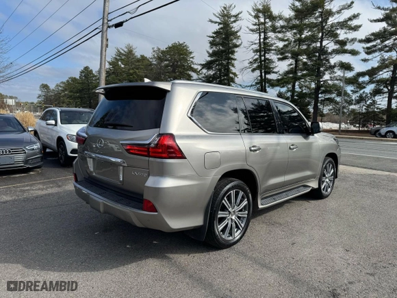 2016 Lexus LX 570 with VIN JTJHY7AX1G4191444, listed as a Copart auction lot 50238115 with 121,532 mi miles and Clean Title. Bid and sale history available at carsss.com. Image 3.