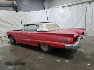 1960 Ford Thunderbird с VIN 0Y73Y100324, выставлен на аукционе Copart как лот 57470975 с пробегом 15 301 миль миль и Чистый • Clean title. История ставок и продаж доступна на DreamBid. Изображение 2.