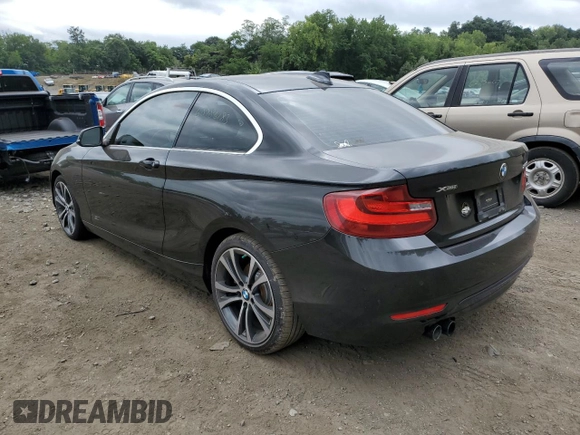 2017 BMW 2 Series 230i xDrive with VIN WBA2H9C37H7A25847, listed as a Copart auction lot 60986183 with 63,023 mi miles. Bid and sale history available at carsss.com. Image 2.