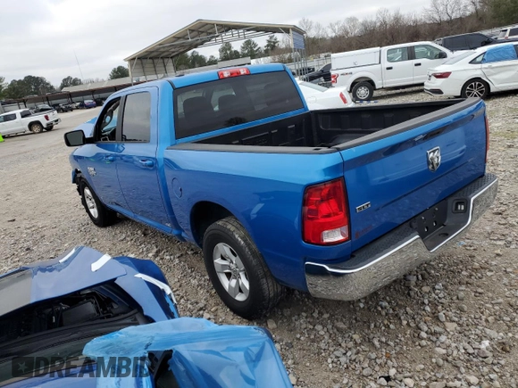 2021 Ram 1500 Classic SLT with VIN 1C6RR6LG1MS557543, listed as a Copart auction lot 87300154 with 60,337 mi miles and Salvage Title. Bid and sale history available at carsss.com. Image 2.