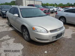 2012 Chevrolet Impala LS Fleet with VIN 2G1WF5E32C1321399, listed as a IAAI auction lot 42510946 with 198,081 mi miles and . Bid and sale history available at DreamBid. Image 1.