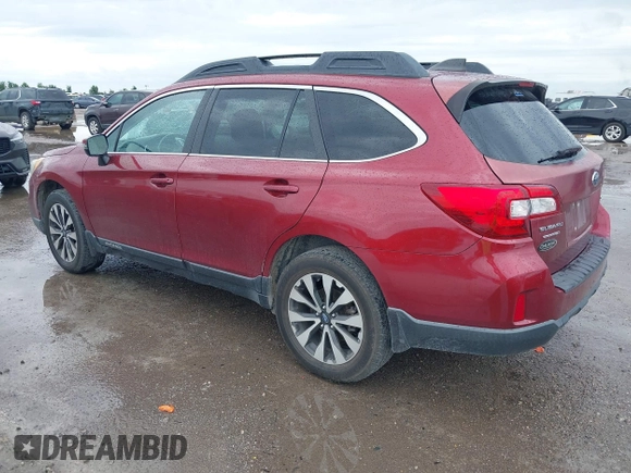 2017 Subaru Outback Limited with VIN 4S4BSAKC1H3222553, listed as a IAAI auction lot 42476627 with 101,115 mi miles and . Bid and sale history available at DreamBid. Image 3.