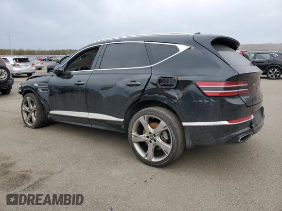 2024 Genesis GV80 with VIN KMUHBDSB6RU161748, listed as a Copart auction lot 46913355 with Not Provided miles and Salvage Title. Bid and sale history available at DreamBid. Image 2.