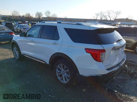 2023 Ford Explorer Limited with VIN 1FMSK8FH2PGA04241, listed as a IAAI auction lot 41750744 with 36,636 mi miles. Bid and sale history available at carsss.com. Image 3.