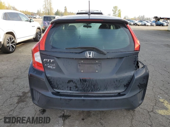 2017 Honda Fit LX with VIN 3HGGK5G55HM701215, listed as a Copart auction lot 50043395 with 186,805 mi miles and Salvage Title. Bid and sale history available at DreamBid. Image 6.
