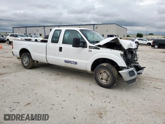 2012 Ford F-250 XL with VIN 1FT7X2A67CEC45538, listed as a Copart auction lot 59697855 with 218,145 mi miles and Salvage title. Bid and sale history available at DreamBid. Image 4.