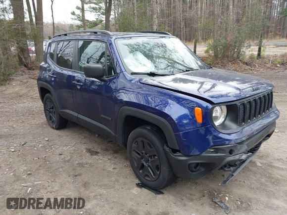 2021 Jeep Renegade Upland with VIN ZACNJDAB3MPM38275, listed as a IAAI auction lot 41722676 with 45,326 mi miles and . Bid and sale history available at DreamBid. Image 1.