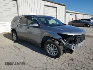 2023 Chevrolet Traverse LS with VIN 1GNEVLKW0PJ200334, listed as a Copart auction lot 76486454 with 28,756 mi miles and Salvage Title. Bid and sale history available at carsss.com. Image 4.