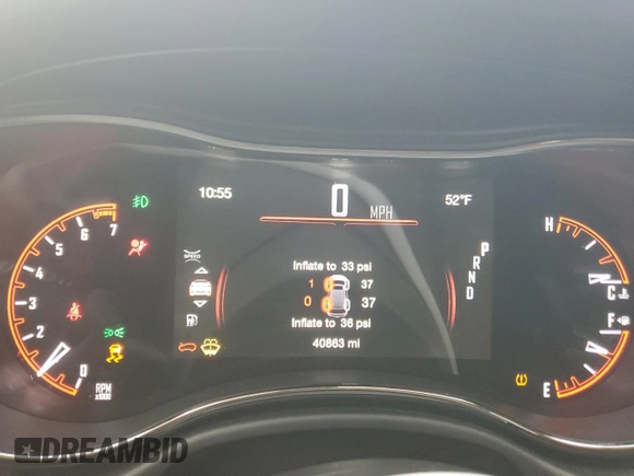 2020 Dodge Durango GT Plus z VIN 1C4RDJDG1LC248995, wystawiony jako Copart lot #58127445 z przebiegiem 40 863 mil mil oraz Szkoda całkowita • Salvage title. Historia ofert i sprzedaży dostępna na DreamBid. Obrazek 9.