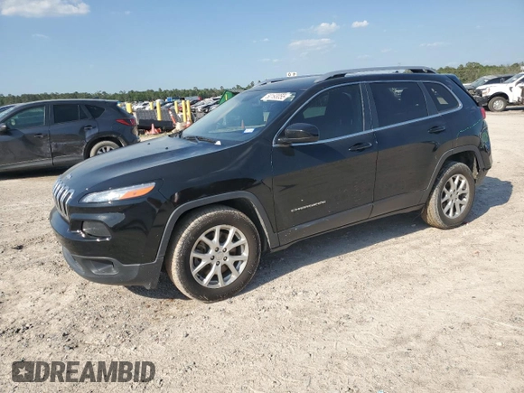 2018 Jeep Cherokee Latitude with VIN 1C4PJLCB1JD537318, listed as a Copart auction lot 50193055 with 90,960 mi miles and Salvage title. Bid and sale history available at DreamBid. Image 1.