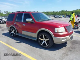 2005 Ford Expedition Eddie Bauer with VIN 1FMFU17525LA06499, listed as a IAAI auction lot 42054136 with 222,855 mi miles and . Bid and sale history available at DreamBid. Image 1.