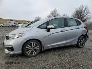 2018 Honda Fit EX-L with VIN 3HGGK5H95JM728938, listed as a Copart auction lot 84739504 with 26,461 mi miles and Salvage Title. Bid and sale history available at carsss.com. Image 1.