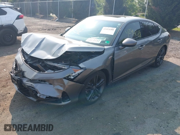 2023 Acura Integra w/A-Spec Package with VIN 19UDE4H39PA025767, listed as a IAAI auction lot 42414288 with 24,125 mi miles and . Bid and sale history available at DreamBid. Image 2.