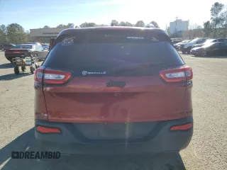 2015 Jeep Cherokee Latitude with VIN 1C4PJLCB5FW695592, listed as a Copart auction lot 50297695 with 108,091 mi miles and Salvage Title. Bid and sale history available at DreamBid. Image 6.