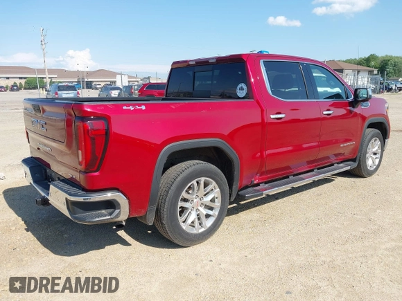 2020 GMC Sierra 1500 SLT z VIN 1GTU9DED8LZ296394, wystawiony jako IAAI lot #42549855 z przebiegiem 105 510 mil mil oraz . Historia ofert i sprzedaży dostępna na DreamBid. Obrazek 4.