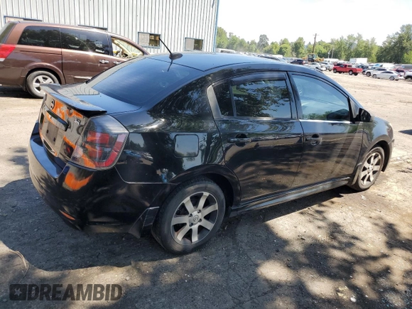 2012 Nissan Sentra SR with VIN 3N1AB6AP1CL695712, listed as a Copart auction lot 60159065 with 146,110 mi miles and Salvage title. Bid and sale history available at DreamBid. Image 3.
