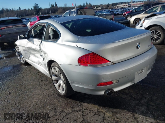2006 BMW 6 Series 650Ci with VIN WBAEH13406CR50897, listed as a IAAI auction lot 41237283 with 98,027 mi miles. Bid and sale history available at carsss.com. Image 3.