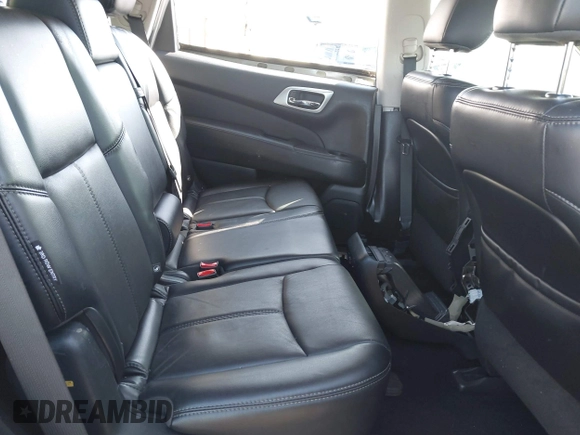 2019 Nissan Pathfinder SL with VIN 5N1DR2MM8KC629938, listed as a IAAI auction lot 42020133 with 78,631 mi miles and . Bid and sale history available at DreamBid. Image 8.