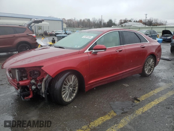 2014 Lincoln MKZ with VIN 3LN6L2GK4ER800100, listed as a Copart auction lot 81891094 with 95,806 mi miles and Salvage Title. Bid and sale history available at carsss.com. Image 1.