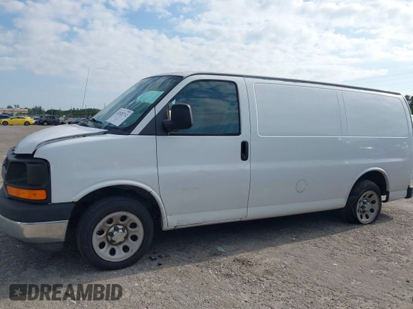 2014 Chevrolet Express Cargo Van with VIN 1GCSGAFX2E1121841, listed as a IAAI auction lot 42028712 with 164,768 mi miles. Bid and sale history available at carsss.com. Image 15.