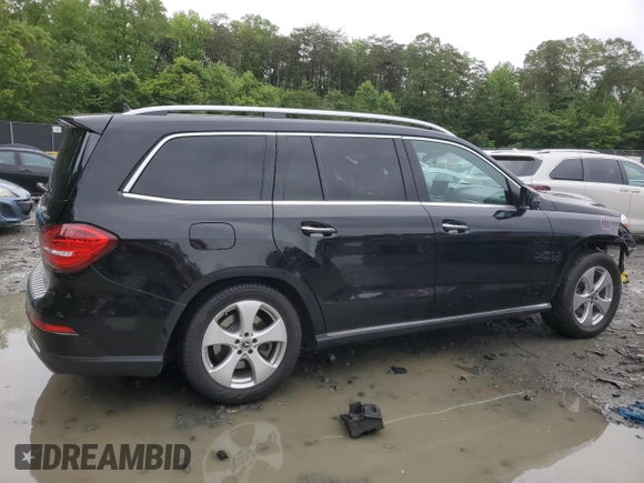 2018 Mercedes-Benz GLS 450 with VIN 4JGDF6EE8JB170616, listed as a Copart auction lot 58005315 with 128,859 mi miles and Salvage title. Bid and sale history available at DreamBid. Image 3.