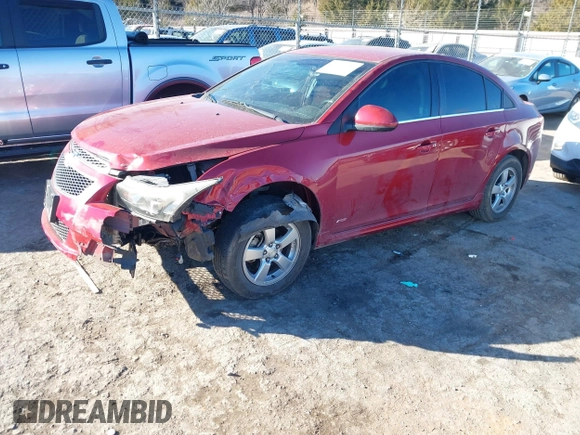 2014 Chevrolet Cruze 1LT with VIN 1G1PC5SB1E7402294, listed as a IAAI auction lot 41371783 with 105,124 mi miles and . Bid and sale history available at DreamBid. Image 2.